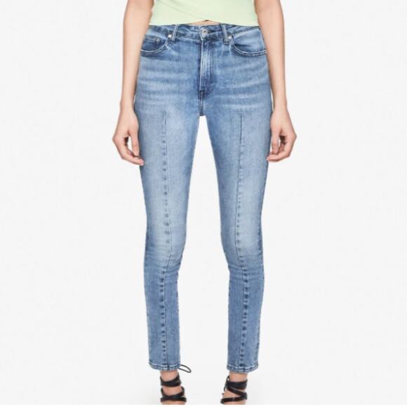 Jonathan Simkhai Jensen Darted Denim Jean - Picture 2 of 9